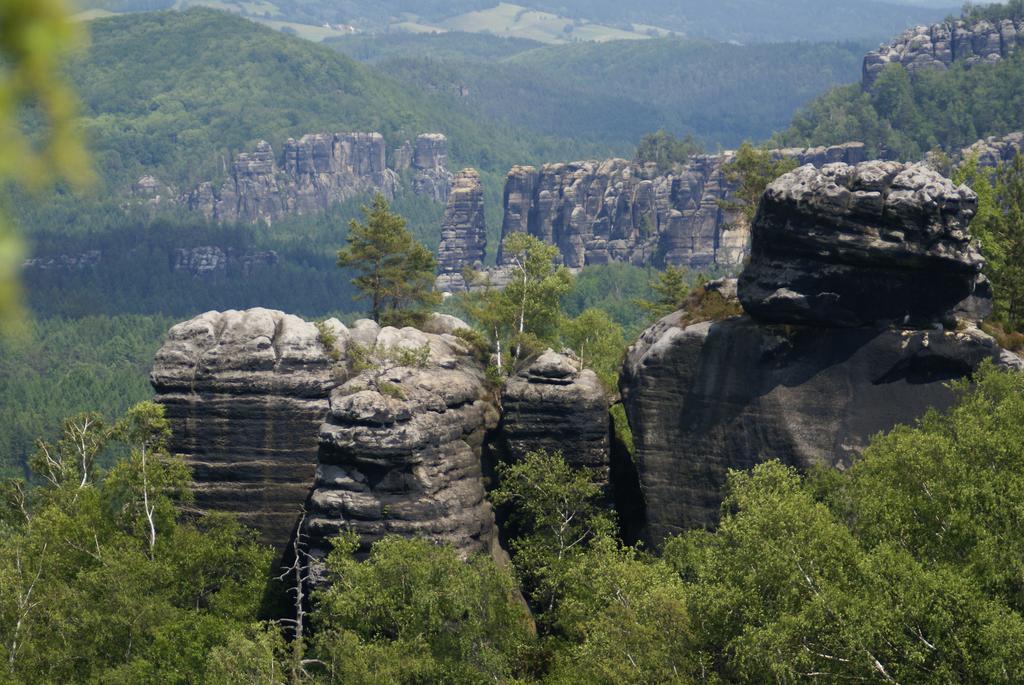 Landpension Bielatal - Raum Exteriör bild