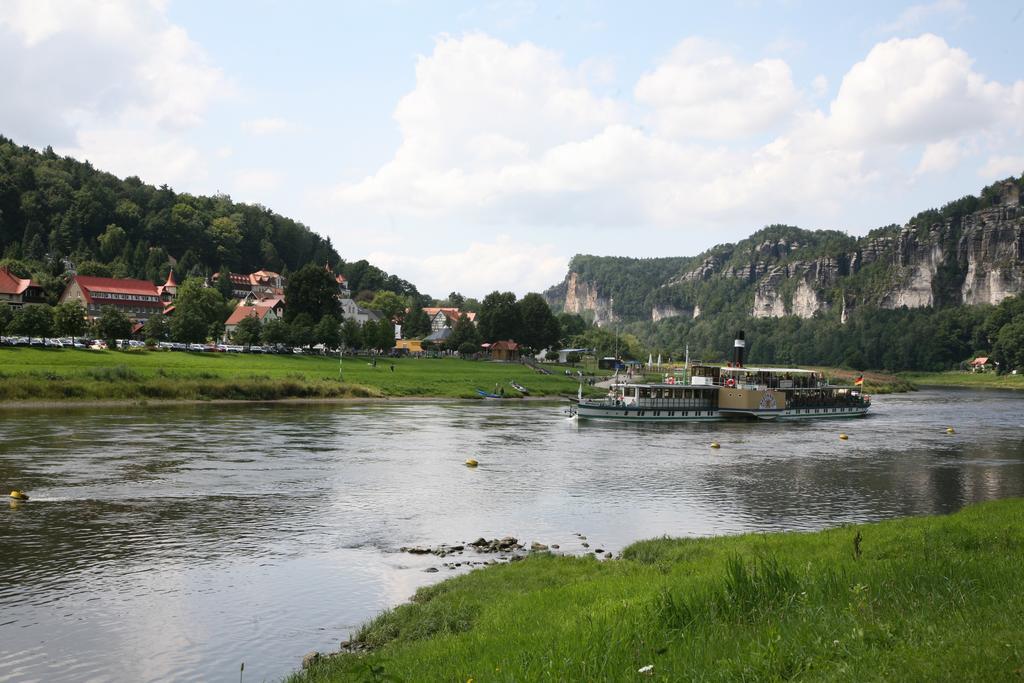 Landpension Bielatal - Raum Exteriör bild